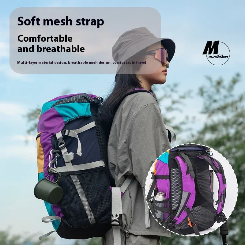 MOUNTAINHIKER Outdoor Camping Backpack, Mountaineering Bag Multifunctional