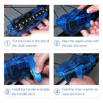 Chain Cleaner Portable Cycling Cleaning Kit Bicycle Scrubber Brushes Set Bike Wash Repair Tool for Mountain Road Motorcycle