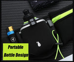 Man/Woman Marathon Trail Running Waist Pack For Phone Water Bottle Sports Fanny Pack Fitness Dual Pocket Running Belt Waist Bag