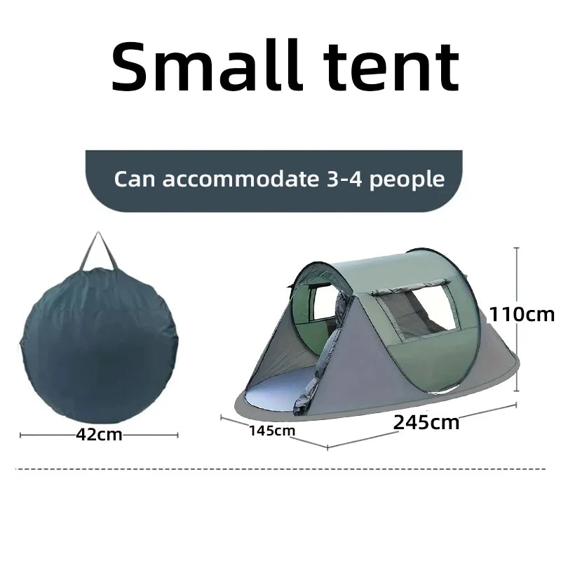 5–8 Person Waterproof Family Camping Tent – Automatic Quick Open