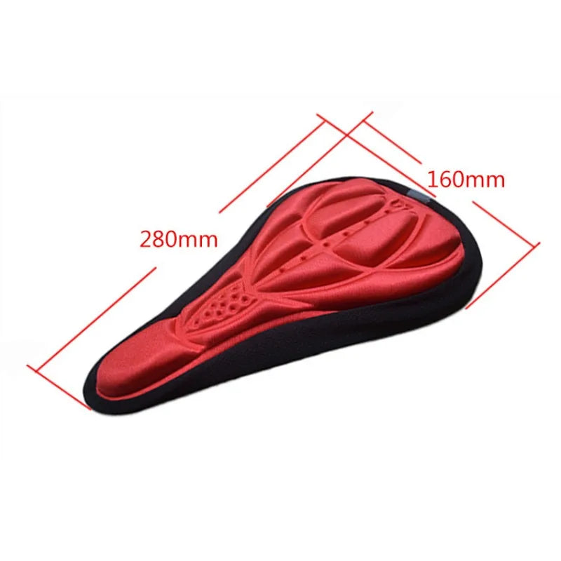 Cycmaster Mountain Bike 3d Saddle Cover Sponge Foam Seat Cushion Silicone Bicycle Seat Cushion Accessories Bicycle Seat Cover