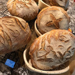 KeMorii Natural Rattan Bread Proofing Basket Handmade Rattan Wicker Baking Bowl Dough Fermentation Sourdough Banneton Bread Basket