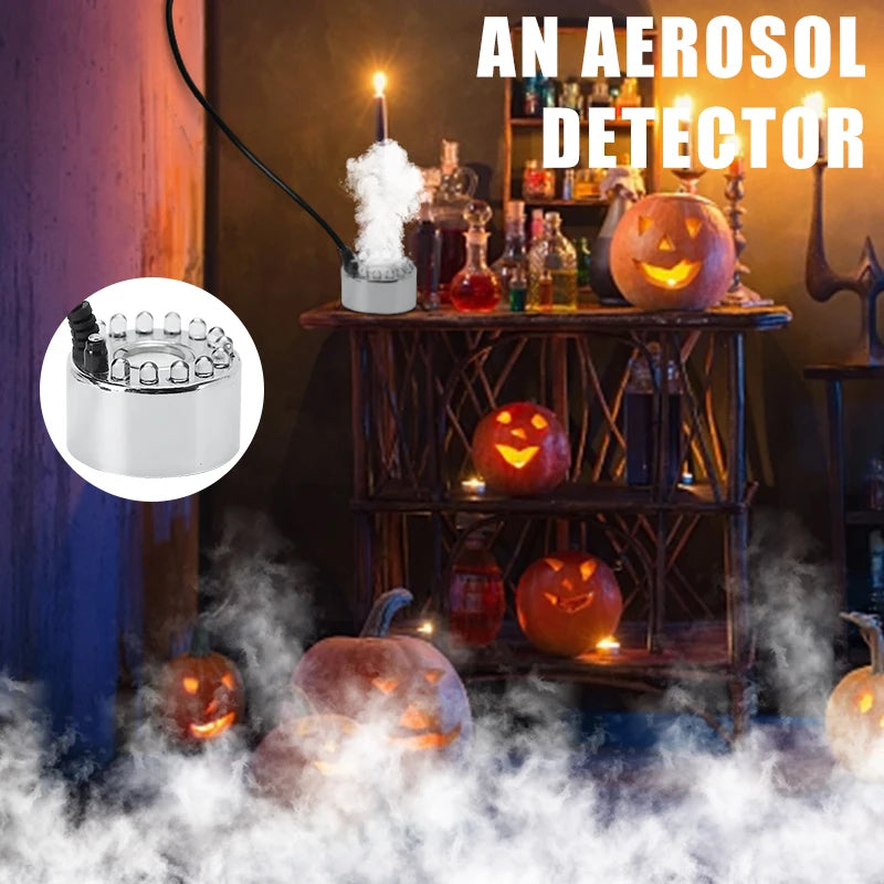 LED Mist Maker Water Fountain Fogger – 12-LED Colour-Changing Pond & Aquarium Fog Machine for Halloween, Easter, Parties & Festivals