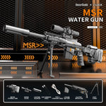 Toy Sniper Electric Water Gun Toy Automatic MSR-Bracket Continuous Shoot