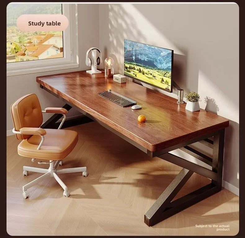 Dimart Computer Desk Thick Top Large Office Desk with Heavy Duty mm K-Shape Metal Frame for Home Office Gaming Easy Assembly Work-station