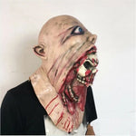 Realistic Scary Zombie Mask – Creepy Horror Face Mask for Adults, Halloween Costume Prop, Zombie Cosplay & Carnival Party Accessory