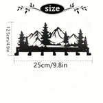 Home4Home Metal Forest Key Hook - Wall-Mounted, Easy to Install, Ideal for Towels, Hats & Wallets, Bathroom Decor Storage