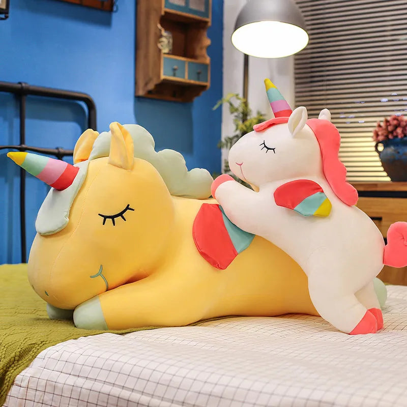 Cute Unicorn Plush Toy Rainbow Angel Unicorn