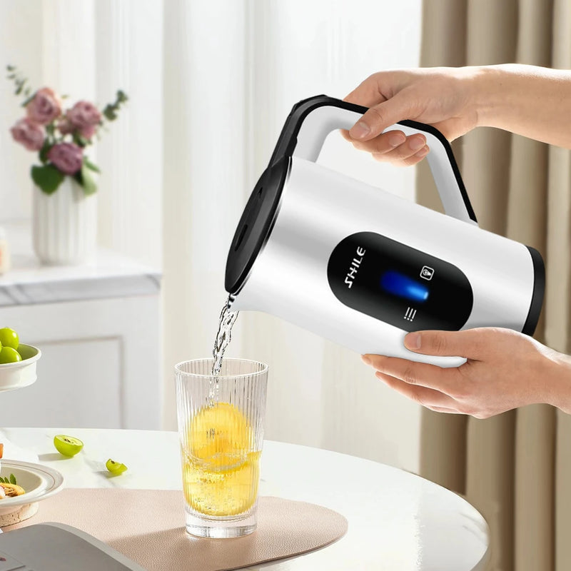 wAvvle 2.2L Stainless Steel Electric Digital Display Large Tea Kettle Auto-Shutoff Thermal Water Kettle 1500W Fast Boil Tea Pot Kettle