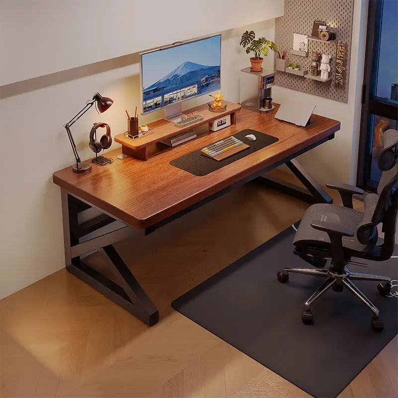 Dimart Computer Desk Thick Top Large Office Desk with Heavy Duty mm K-Shape Metal Frame for Home Office Gaming Easy Assembly Work-station