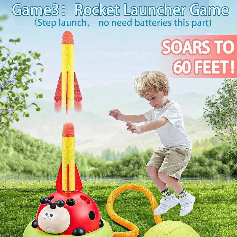 Musical Jump Sports Toys Multifunction Toss Ring Game