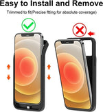 Xilecaly Smart Battery Charger Case For iPhone, Battery Pack Power Bank External Charging Cover For iPhone