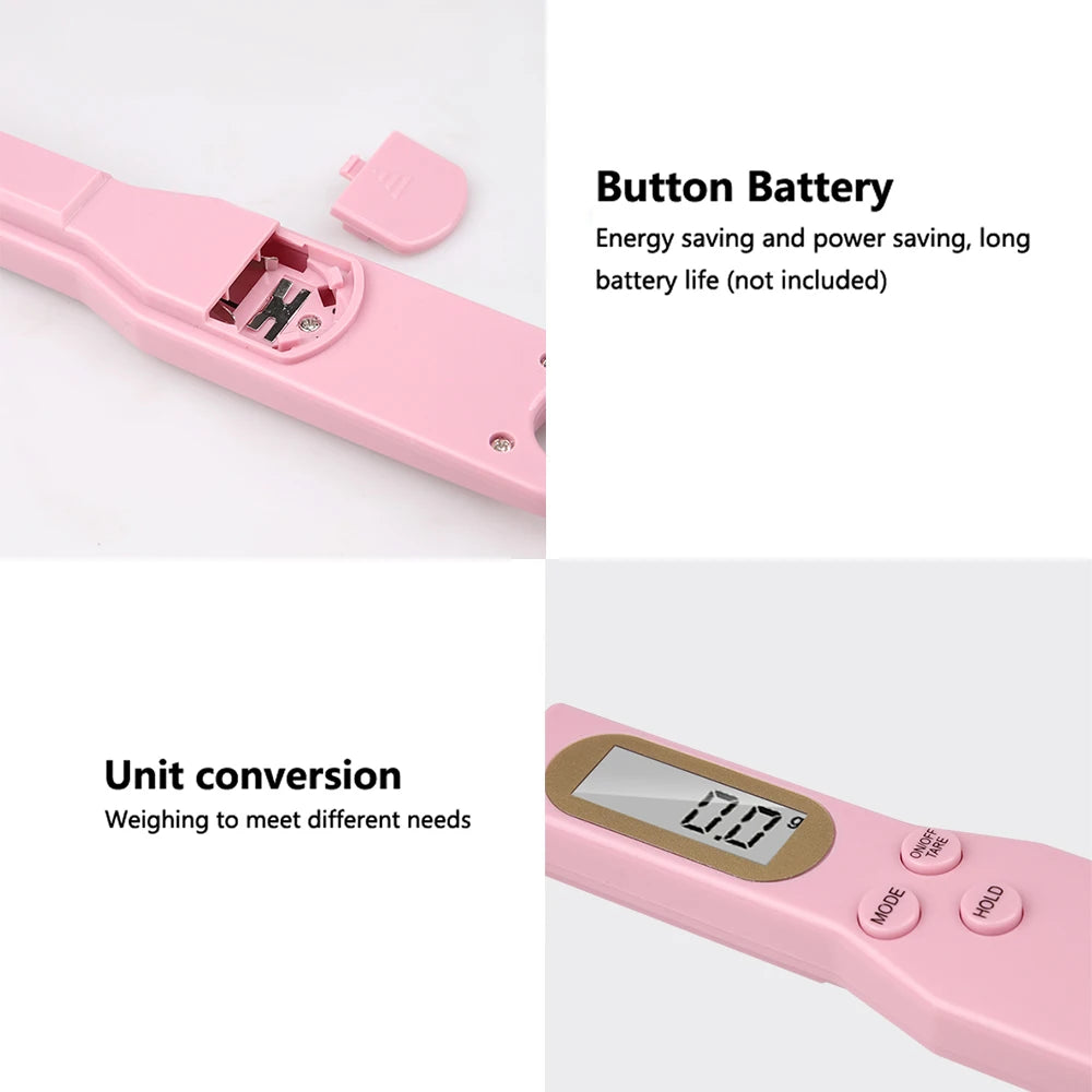 MasterBro Mini Spoon Scale Digital Kitchen Scale Electronic LCD Food Scale 0.1-500g Cooking Flour Milk Coffee Powder Weight Measure Spoon