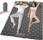 Outdoor Camping Double Inflatable Mattress Extra Wide Sleeping Pad Ultralight Folding Bed Sleeping Mat Car Travel Mat