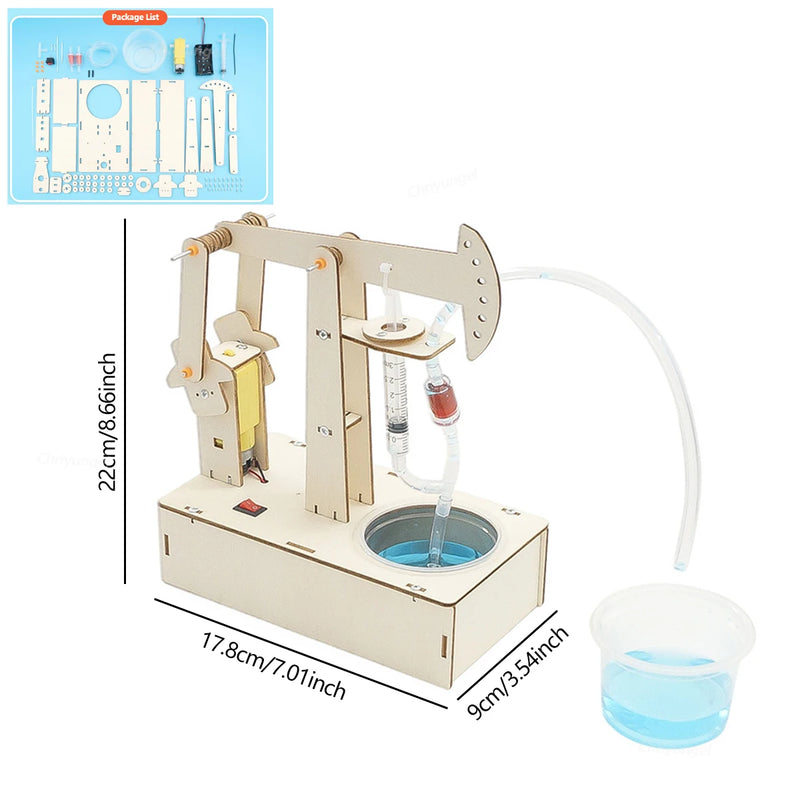 Kids STEM Toys DIY Pumping Unit Model Kit