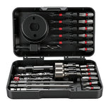 Special Price Father's Day Deal, Screwdriver Drill Bit Set Strong Magnetic Hex Shank Mixed Bits For Impact Driver Electric Drill Wood Metal Repair With Case