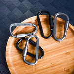 Carabiner Clips Hooks Heavy Duty Spring Snap Swing Screw Lock