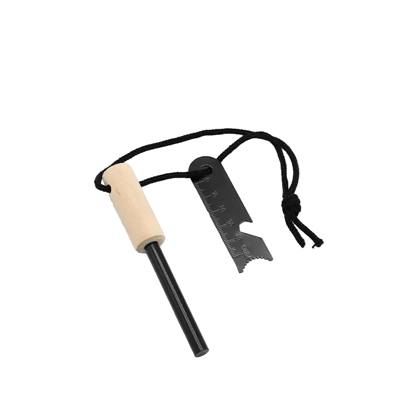 Bear Grylls Survival Fire Starter Magnesium Flint Rod, Portable Emergency Firesteel Kit