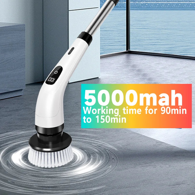 Cordless Household Spin Scrubber Kitchen Gadgets Hairbrushes Bathroom Broom Toilet Multipurpose Cleaning Brush Electric Mops
