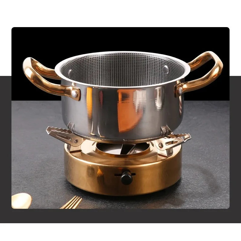 east Essentials Stock 3, Stock Pot Honeycomb Non-stick Pot with lid