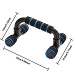 east Fitness Non-Slip Push Up H-Shaped Support Bar Stand Home Fitness Power Rack Gym Handles Pushup Bars Exercise Arm Chest Muscle Training
