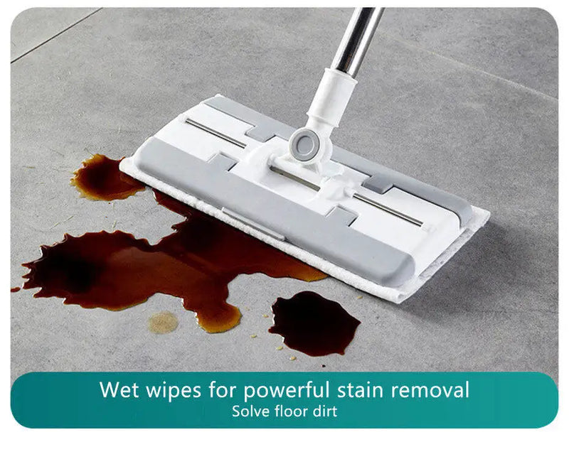 Sabca Clip-On Face Towel Mop Electrostatic Dust Removal Mop Disposable Face Paper Mop For Cleaner Wipes/Dry/Cloth