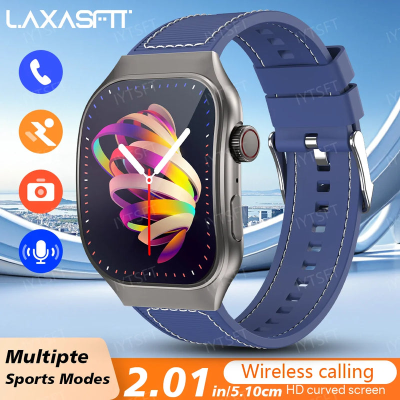 LAXASFIT 2.01 Inch Curved Screen Smart Watch