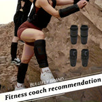 4 adjustable ankle/wrist weight straps - Weight packs for leg and arm training, suitable for walking and running exercises