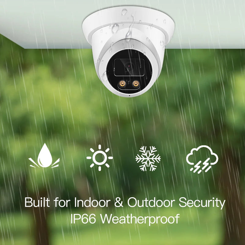 ASECAM 4K 8MP IP Camera Outdoor Audio
