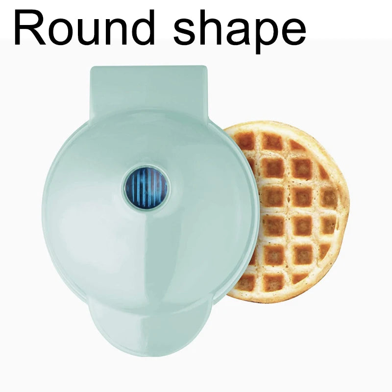 CILANDAR 110V&220V Electric Mini Waffles Maker Machine Kitchen Cooking Appliance for Kids Breakfast Dessert Pot