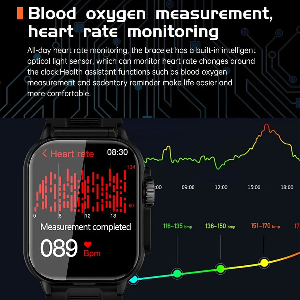 east Tech 2-in-1 smartwatch Bluetooth with headphones smartwatch