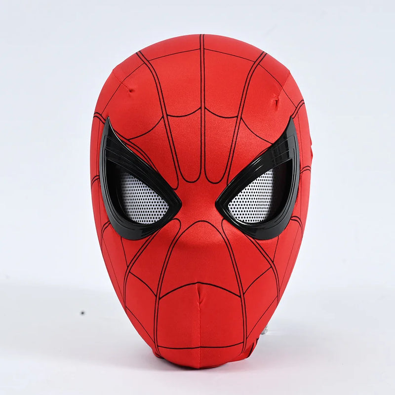 Halloween Spider-Man Mask with Operable Blink Eyes, Chin Control & Superhero Cosplay Headgear – Costume Prop & Gift