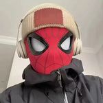 Halloween Spider-Man Mask with Operable Blink Eyes, Chin Control & Superhero Cosplay Headgear – Costume Prop & Gift