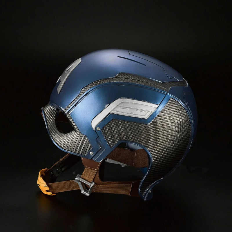 Captain America Helmet 1:1 Wearable Battle Damaged Cosplay Mask