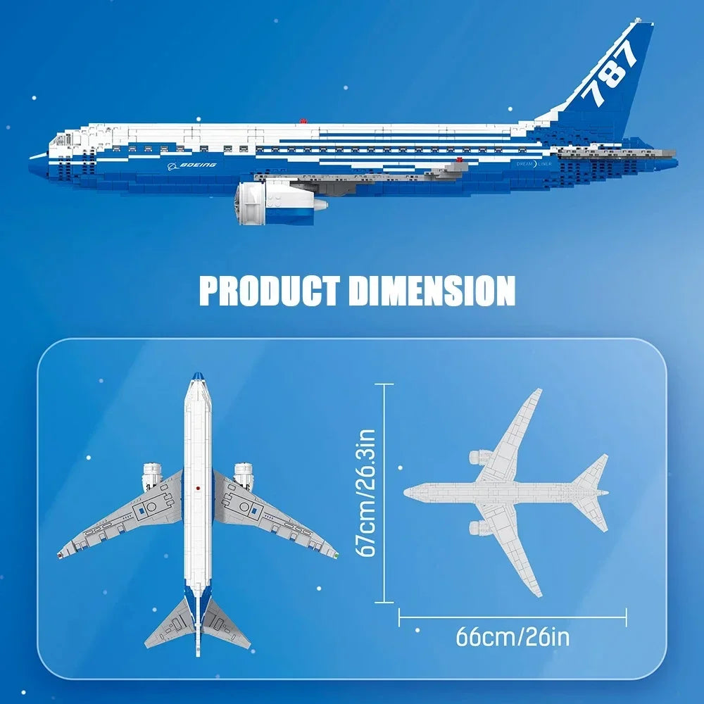 Lego STYLE 1349PCS Boeing 787 Dreamliner Airplane