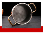 east Essentials Stock 3, Stock Pot Honeycomb Non-stick Pot with lid