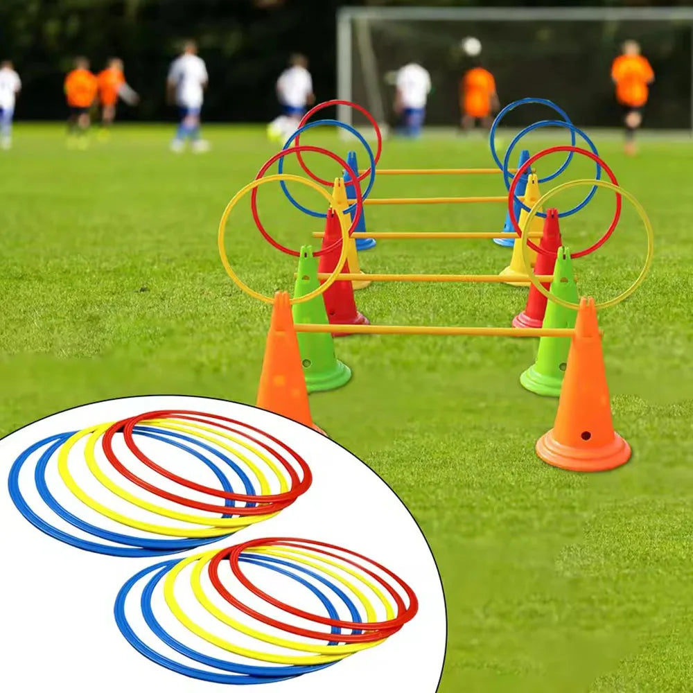 Durable Agility Training Rings Portable Football Soccer Speed Agility Training Rings Sport Soccer Training Equipment