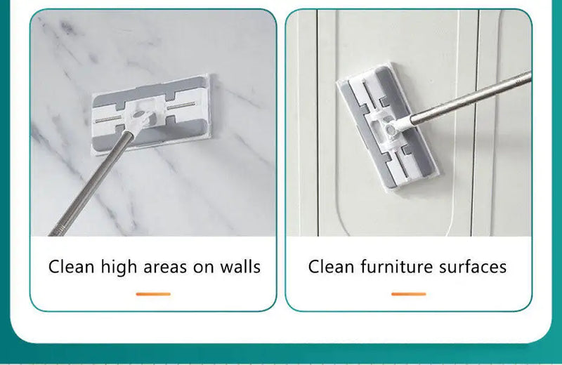 Sabca Clip-On Face Towel Mop Electrostatic Dust Removal Mop Disposable Face Paper Mop For Cleaner Wipes/Dry/Cloth