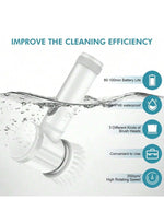 Cordless Household Spin Scrubber Kitchen Gadgets Hairbrushes Bathroom Broom Toilet Multipurpose Cleaning Brush Electric Mops