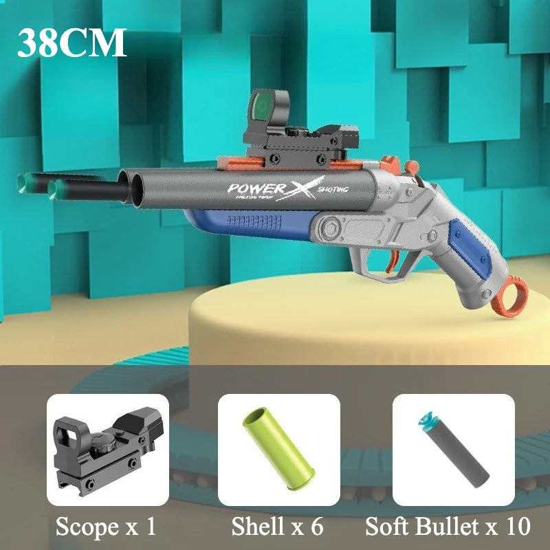 Double Barreled Toy Shotgun Dart Blasters