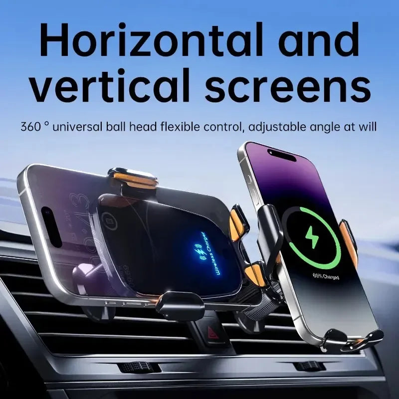 UYUXIO Car Phone Holder Wireless Car Charger