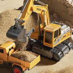 east Toys Remote Control Excavator, Dump Truck, Bulldozer