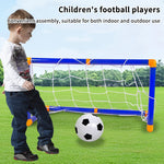 Portable Micro Soccer Goal Set (Net, Pump, Ball Included) Lightweight Indoor/Outdoor Gear For Park & Beach Training 1Set