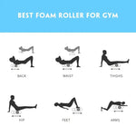 1pc Foam Massage Roller, Physiotherapy and Sports Rehabilitation, Hollow Yoga Column Fitness Equipment for Muscle Massage, Rolle