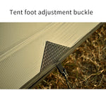 Aricxi tent 2 Person Outdoor Ultralight Camping Tent 3 Season Professional 15D Silnylon Rodless Tent grey black