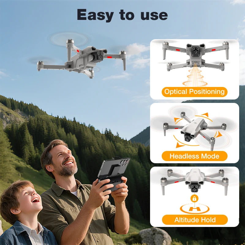 BK Toys Co. 8k HD Drone 3D Roll 360° 5G WIFI