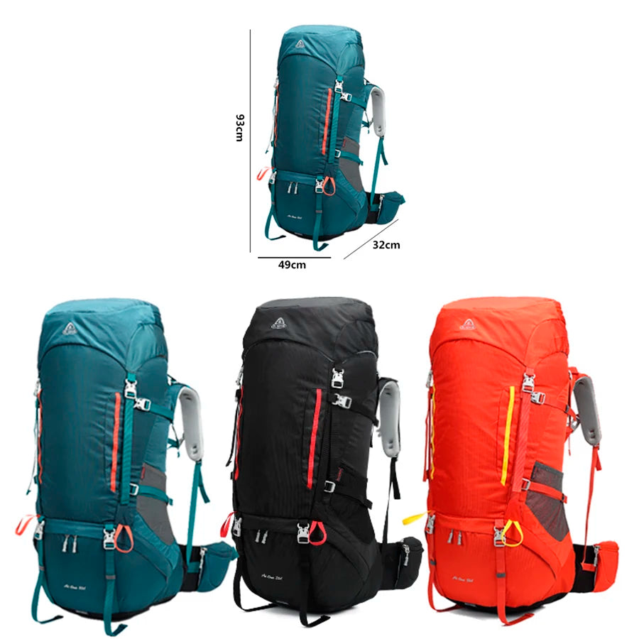 Gondiah Camping Backpack, Hiking Bag Large Capacity Backpack