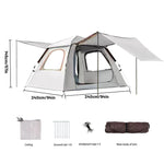 2–3 Person Pop-Up Camping Tent – Waterproof & Windproof with Carry Bag