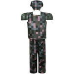 Pixel Adventure Role-Play Costume Set for Kids – Game-Inspired Boys' & Girls' Outfit for Holiday Parties, Stage Performances & Christmas Gifts