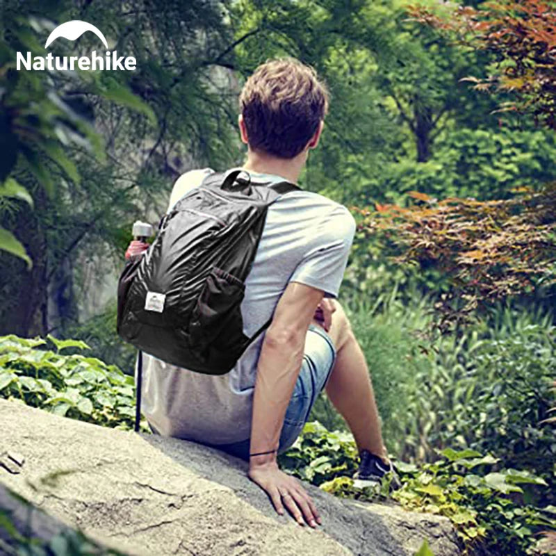 Naturehike Camping Backpack Portable Ultralight Waterproof Nylon Bag 18L